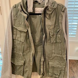 RACHEL Rachel Roy two tone military jacket
